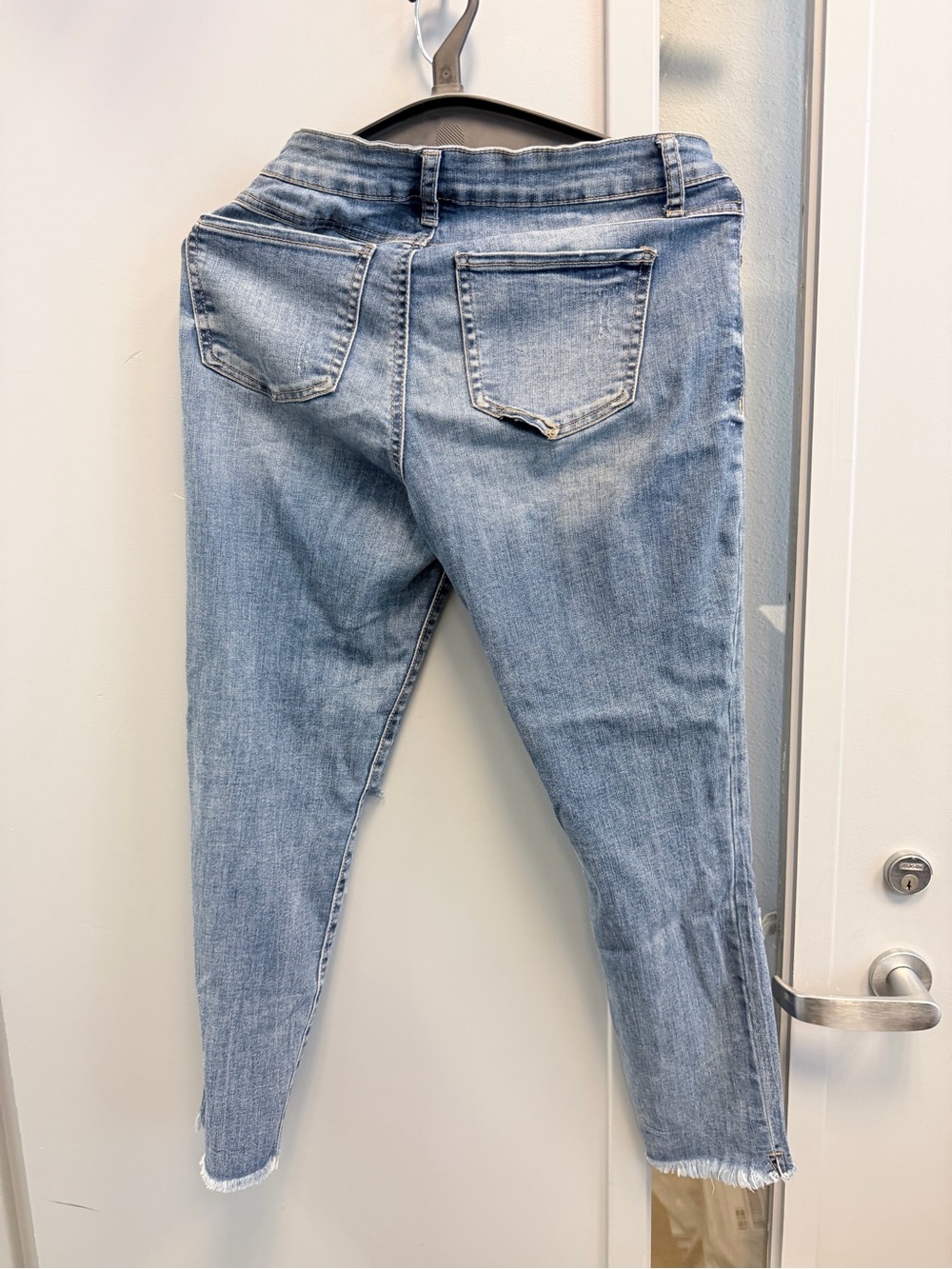 Rewash Light Blue Cropped Ankle Jeans